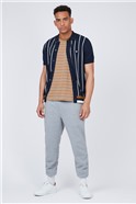 Ben Sherman Stripe Button Through Polo