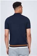 Ben Sherman Stripe Button Through Polo