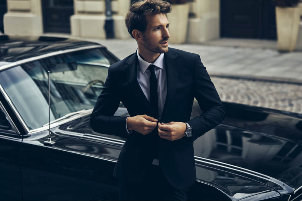 Milano Black Lounge Suit - Hire or Buy