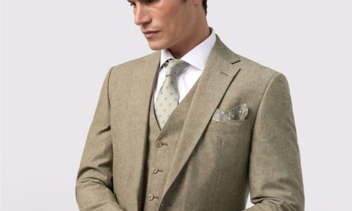 Linen Suit for a Wedding