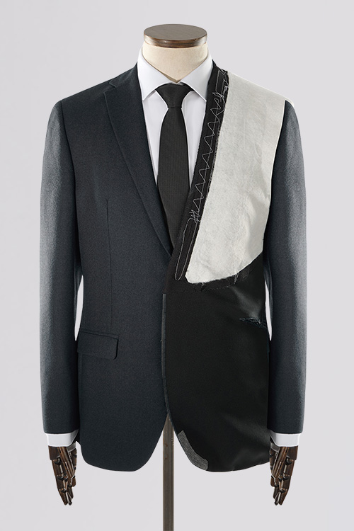 Men's Half Canvas Suit Construction