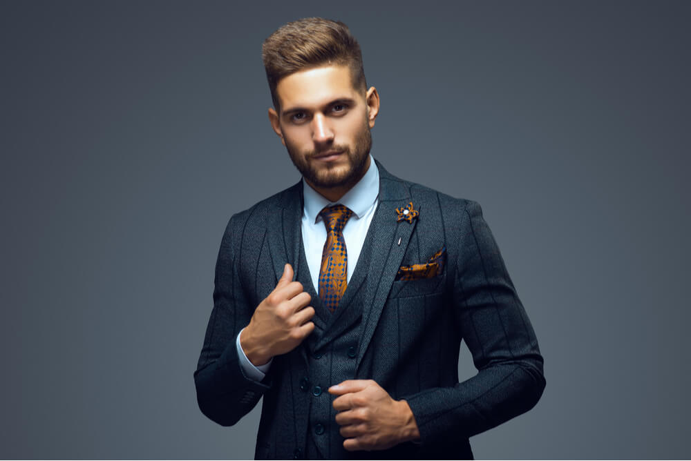 Suit jacket hot sale and tie