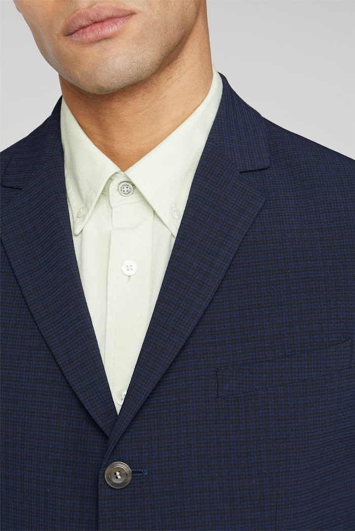 Man wearing a Ben Sherman suit jacket