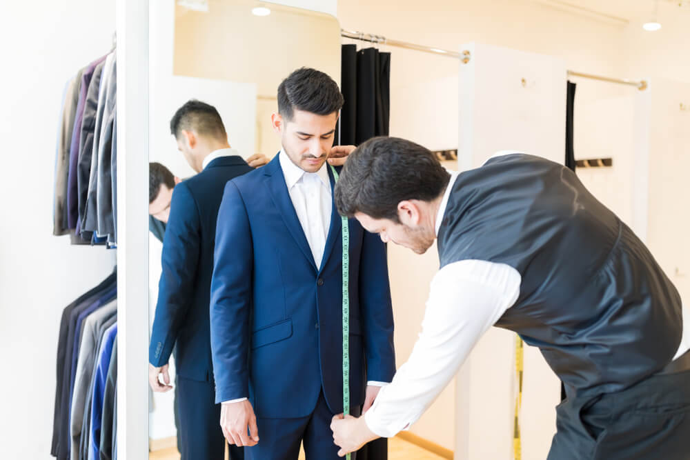 how to measure jacket for mens suit