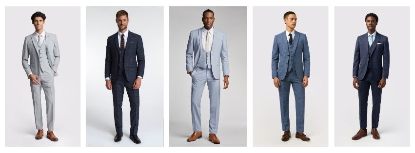 What to wear with a blue suit