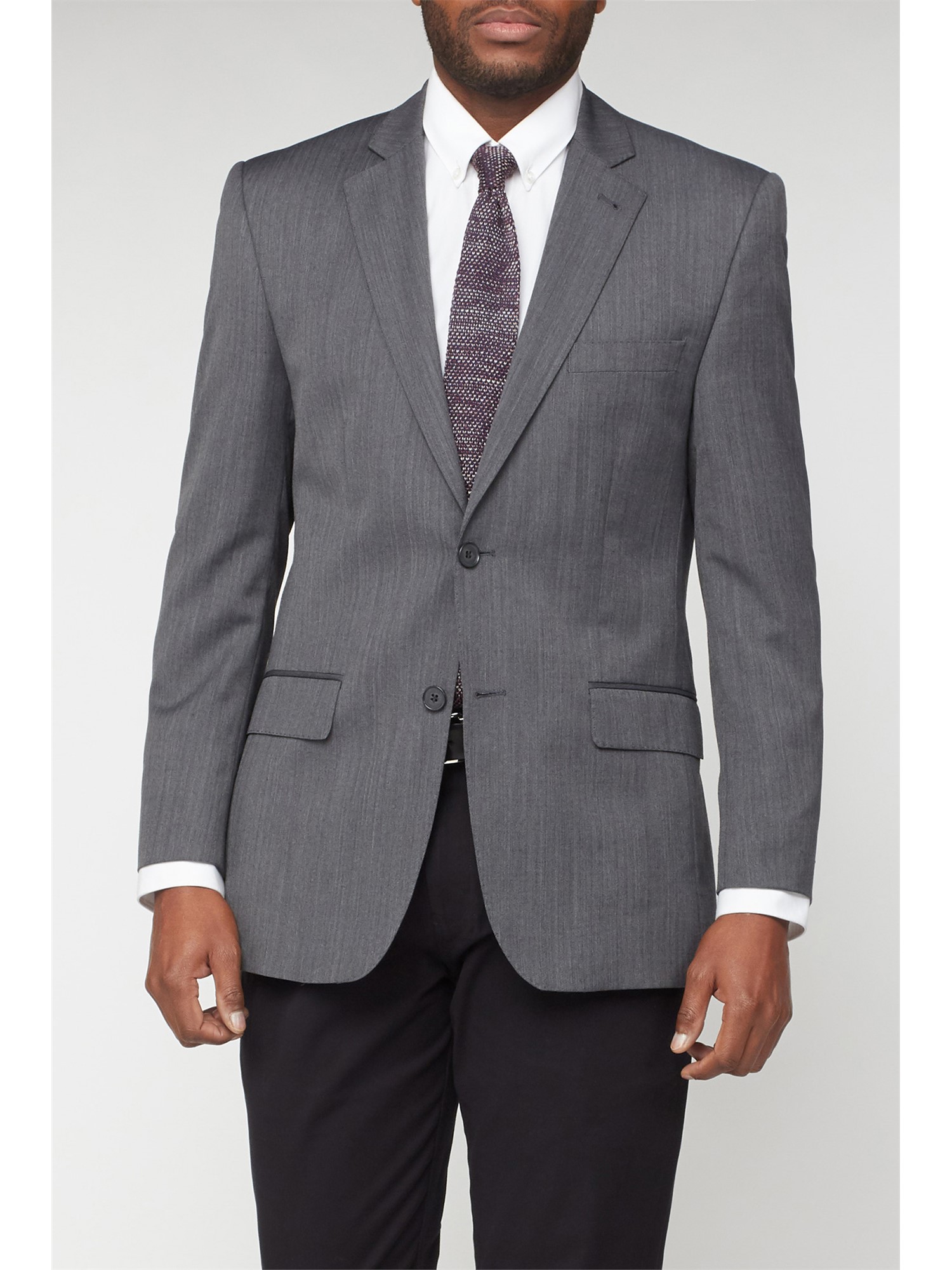 Racing Green Grey Herringbone Jacket