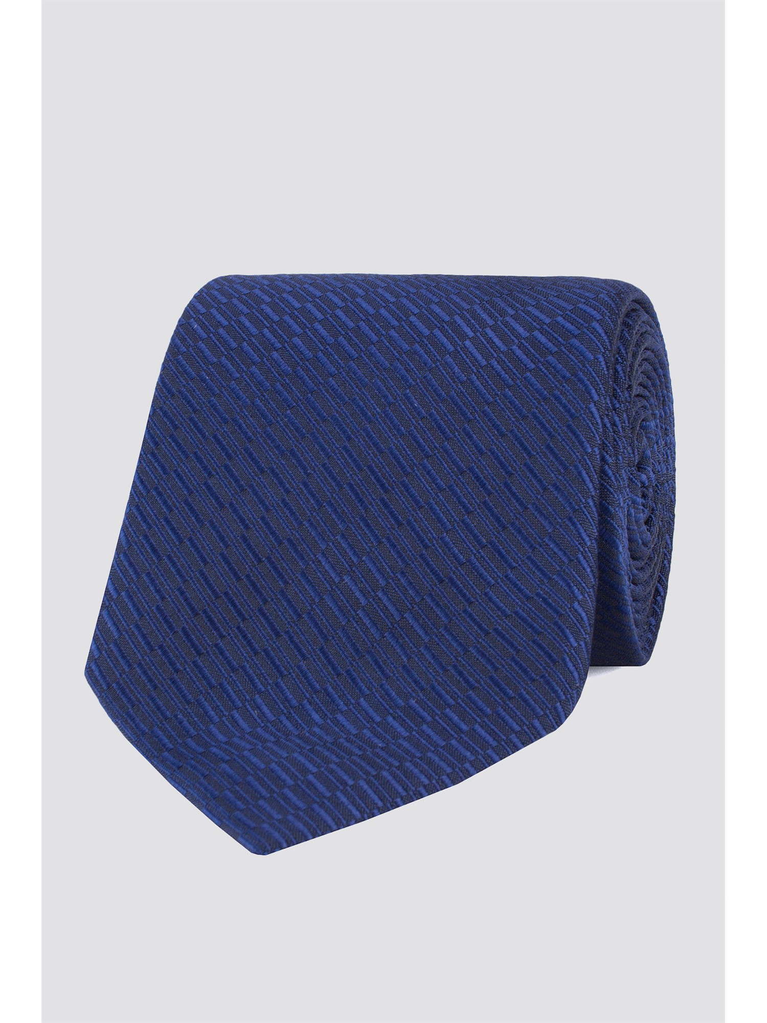 Stvdio by Jeff Banks Navy Irregular Textured Tie Navy