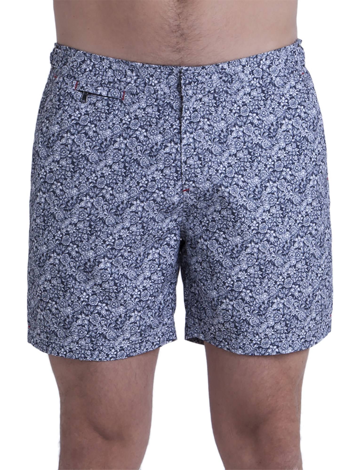 Jeff Banks Navy Floral Swim Short