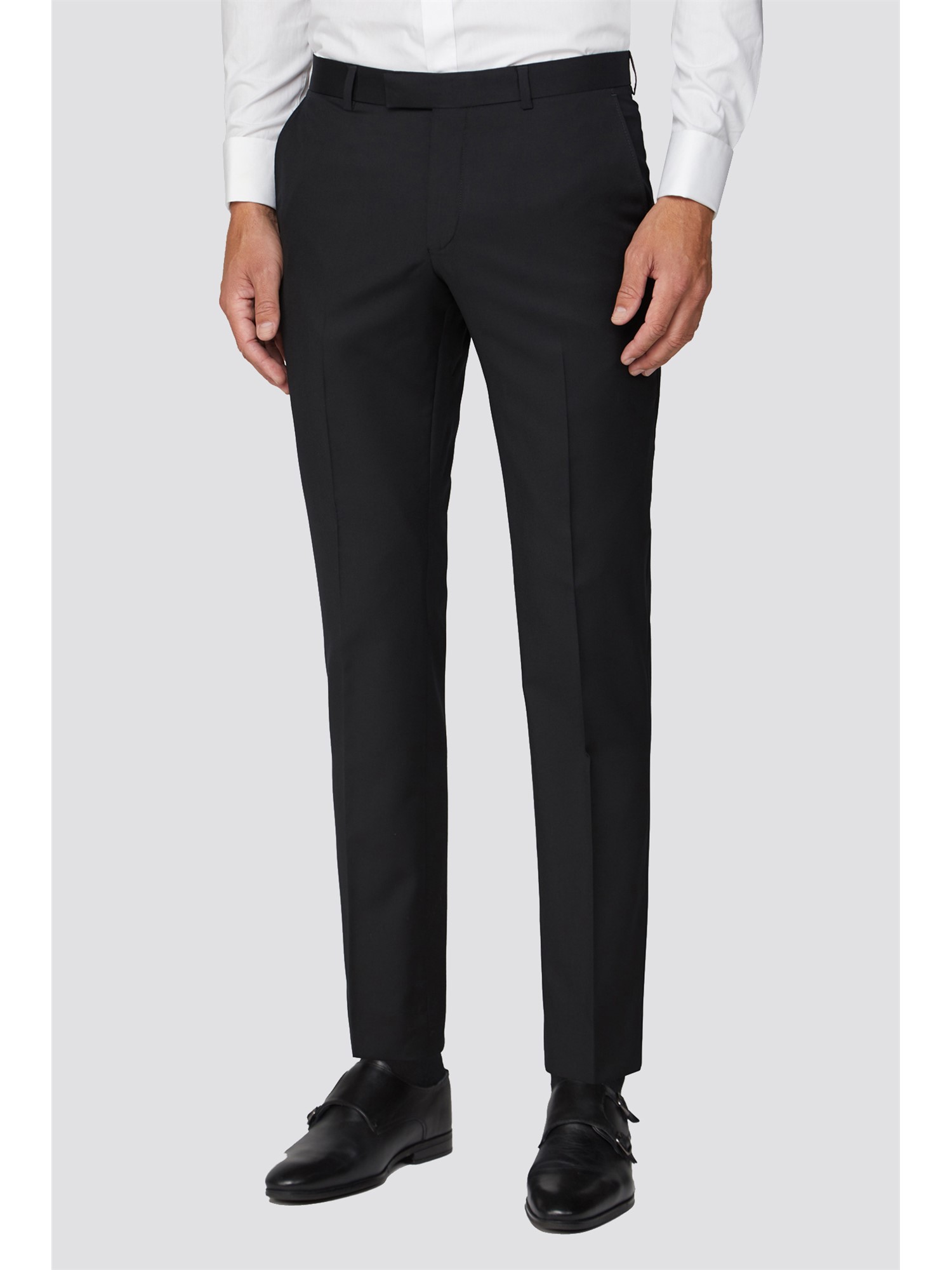 Alexandre of England Weston Black Twill Men's Trousers