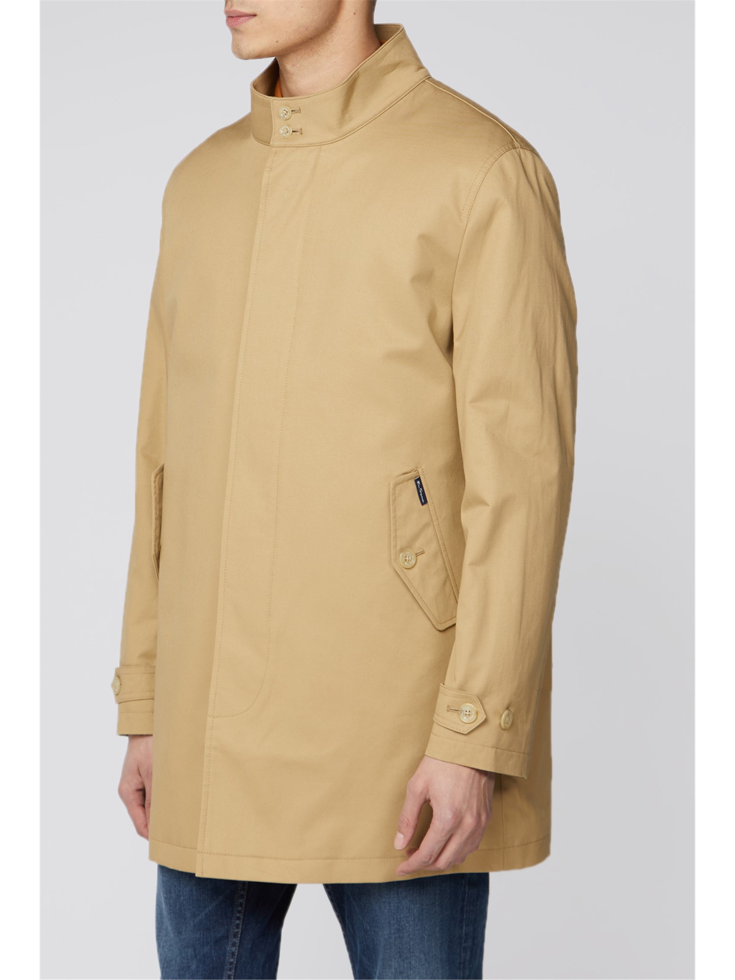 Ben Sherman Stone Cotton Mac