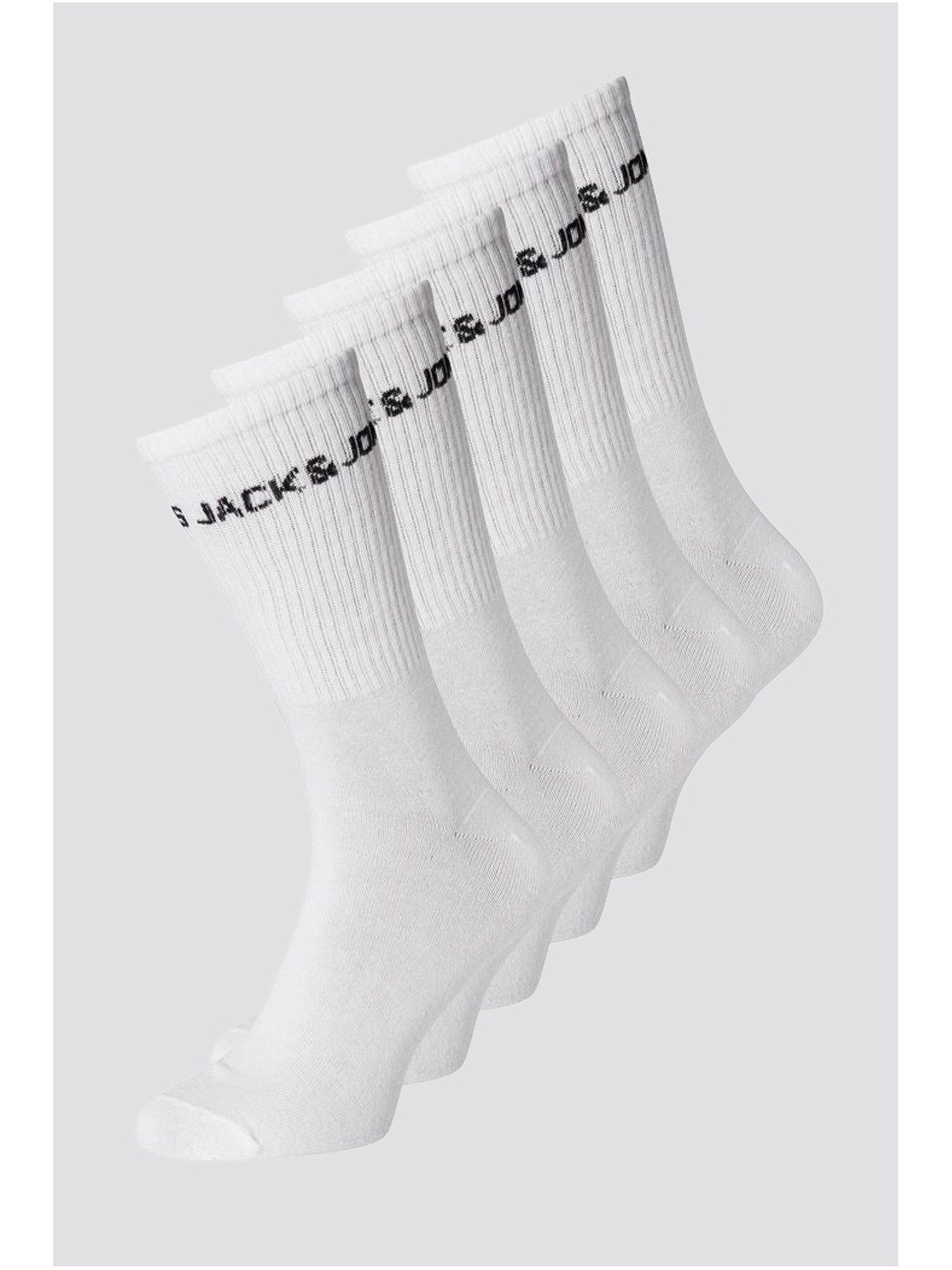 Jack & Jones White Logo Tennis Socks