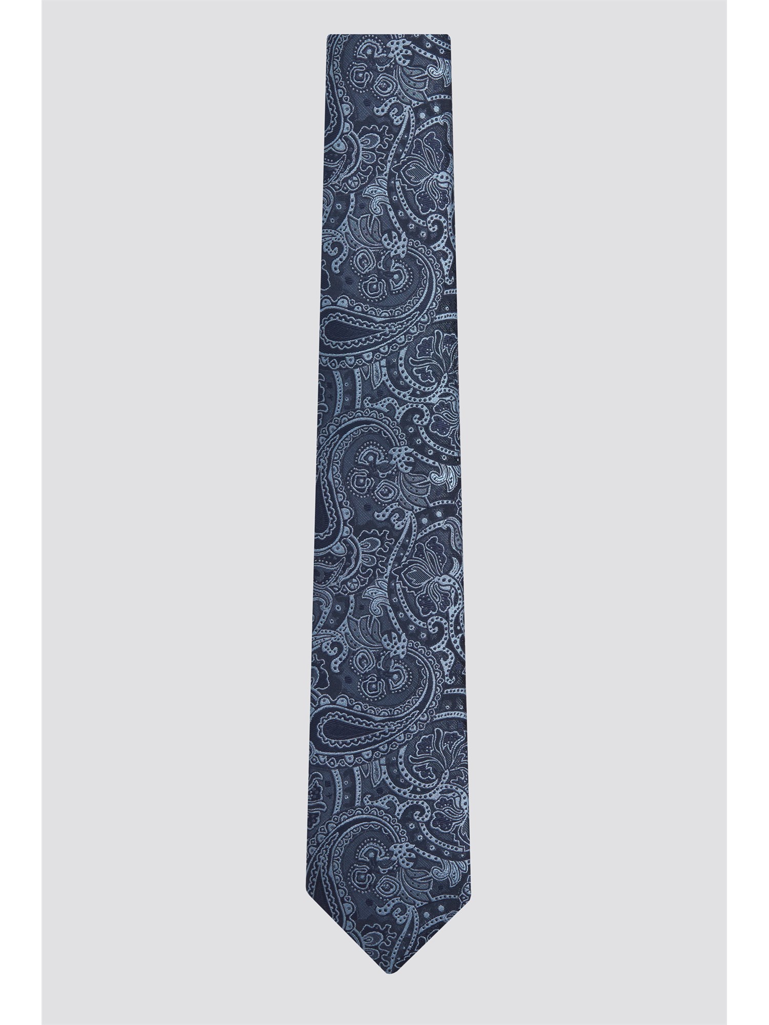 Racing Green Blue Paisley Tie Blue