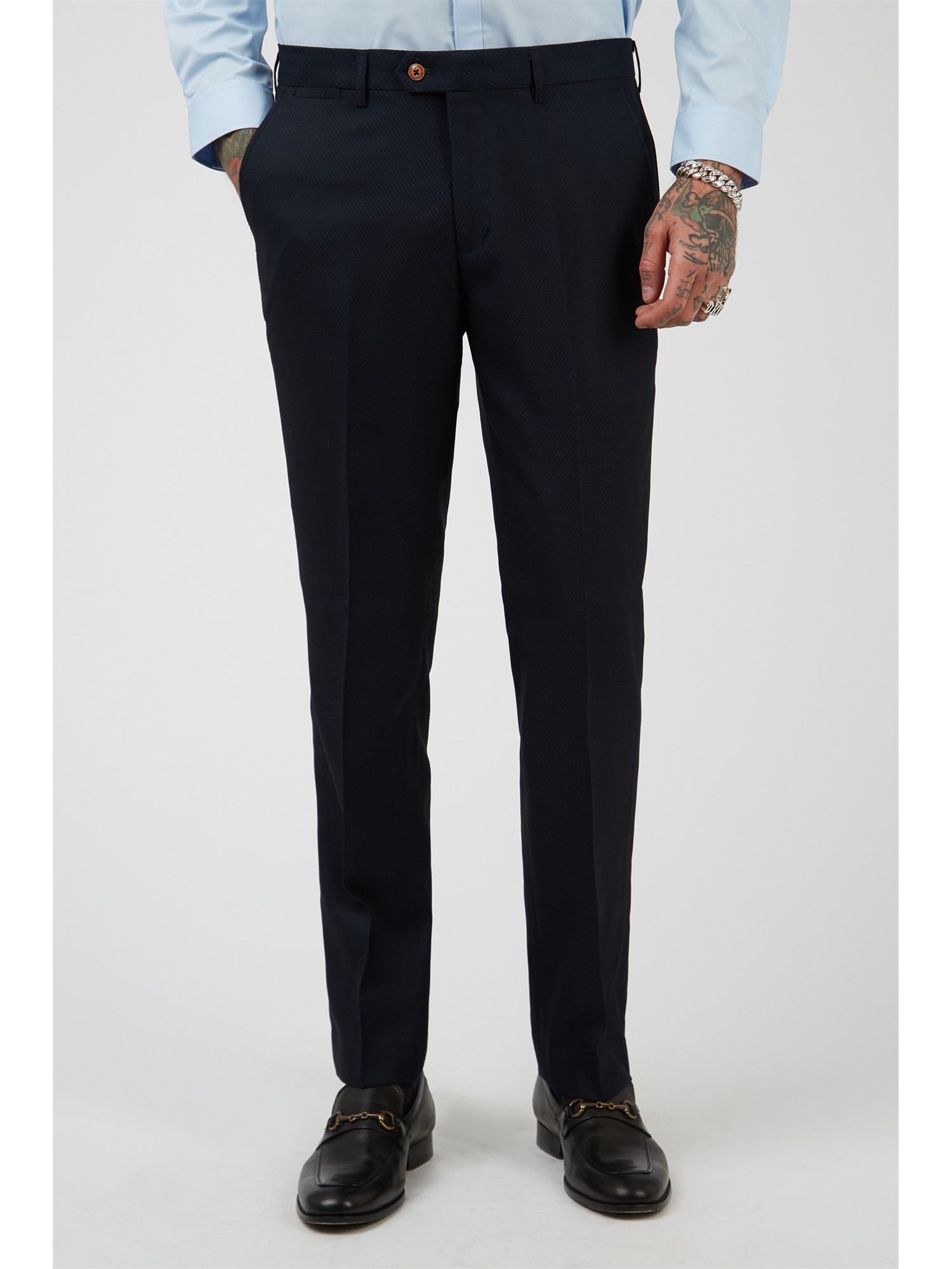 Marc Darcy Max Navy Men's Suit Trousers