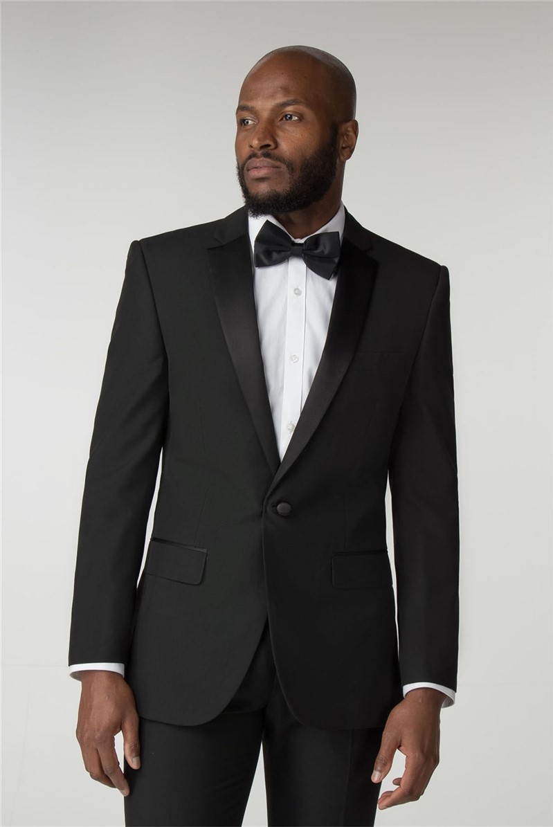  Black Tailored Fit Dinner Jacket