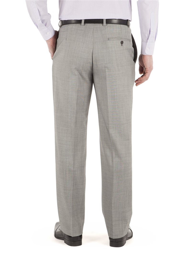  Light Grey Sharkskin Suit Trouser