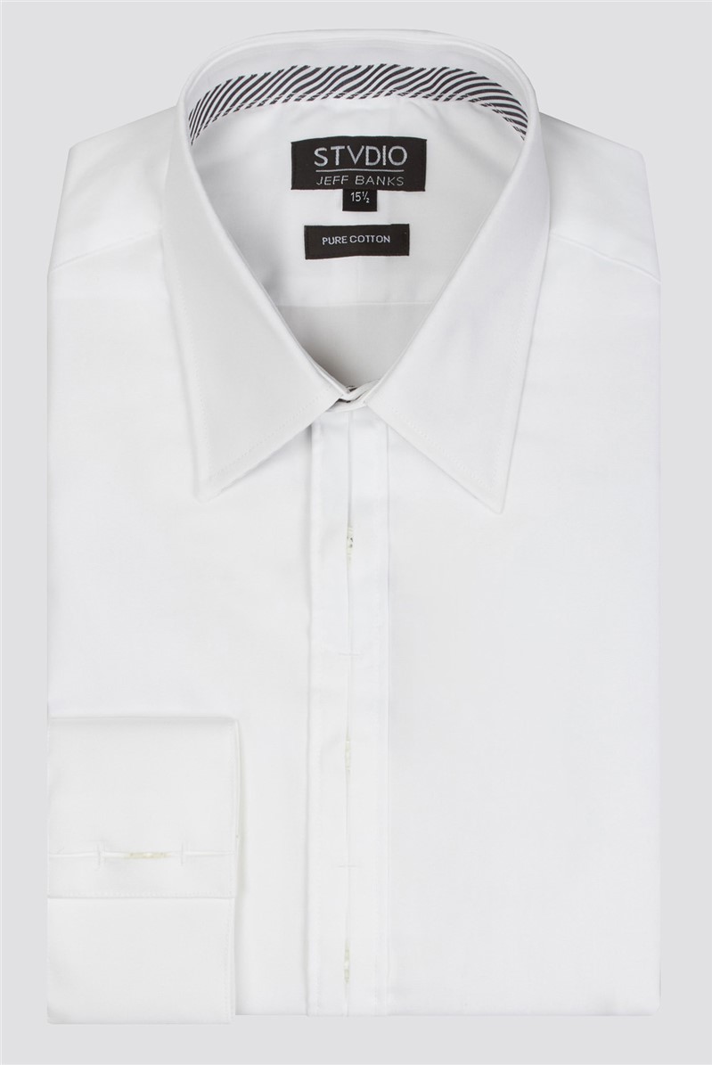 Jeff Banks Stvdio | Men's White Poplin 