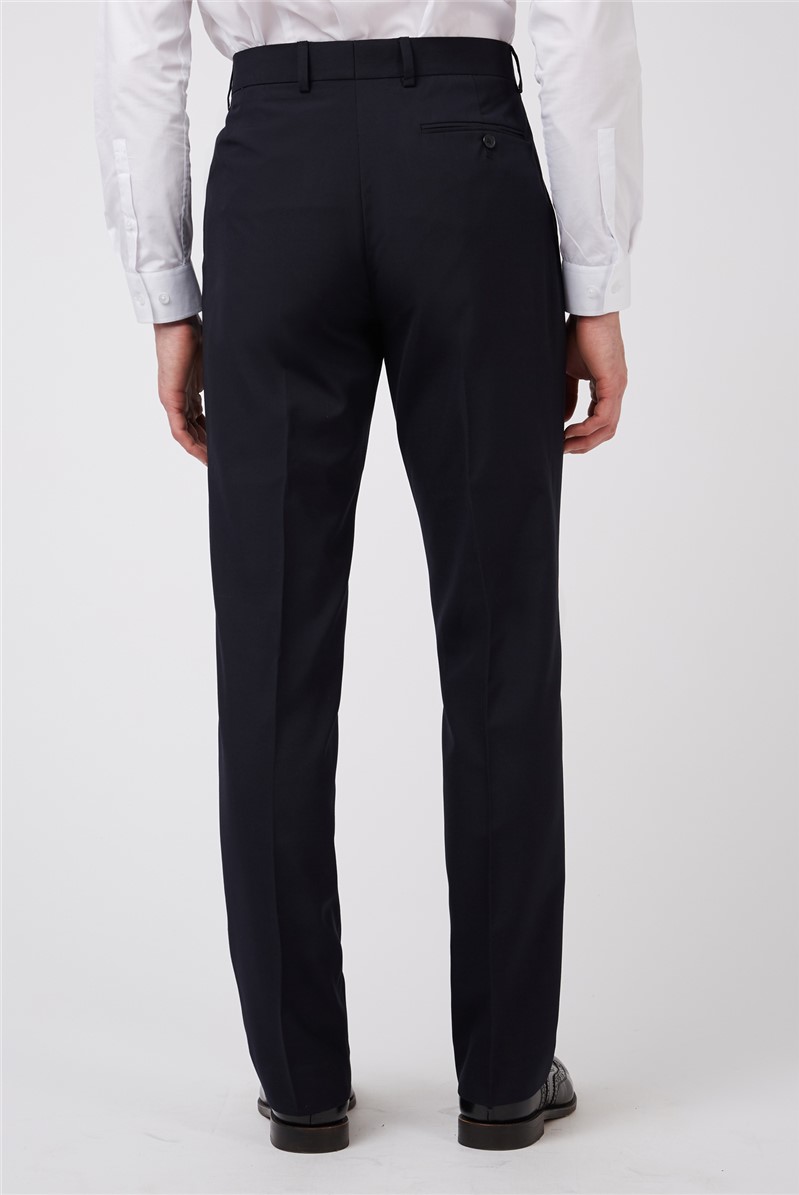 The Collection Regular Fit Navy Plain Suit Trousers