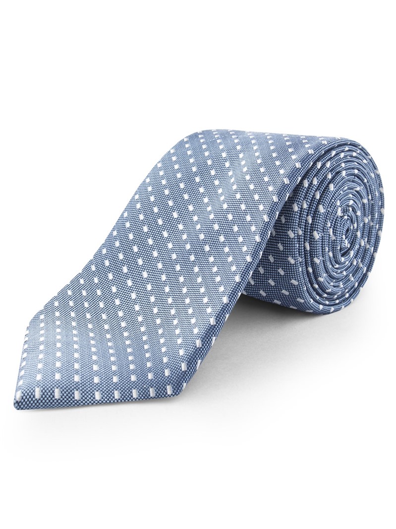  Blue Sylvester Broken Line Tie