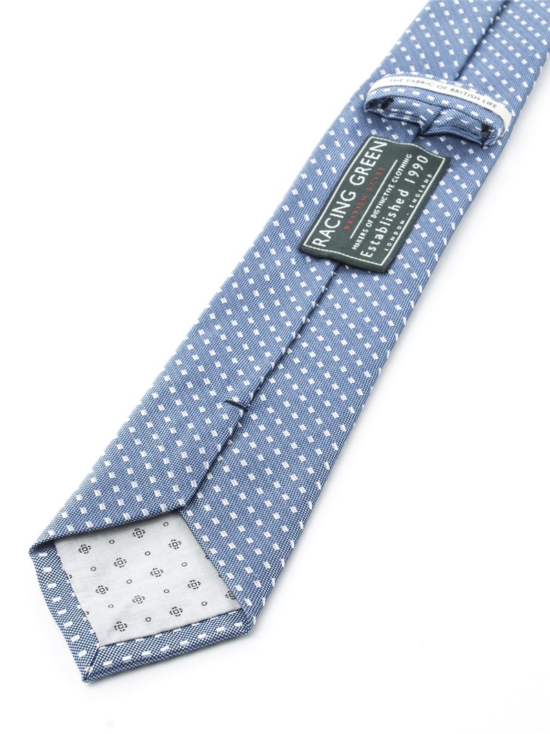  Blue Sylvester Broken Line Tie