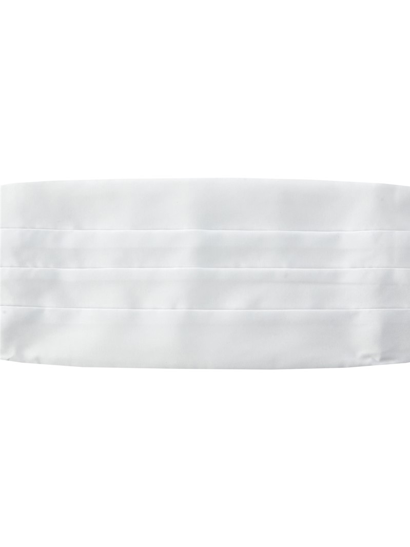  White Cummerbund