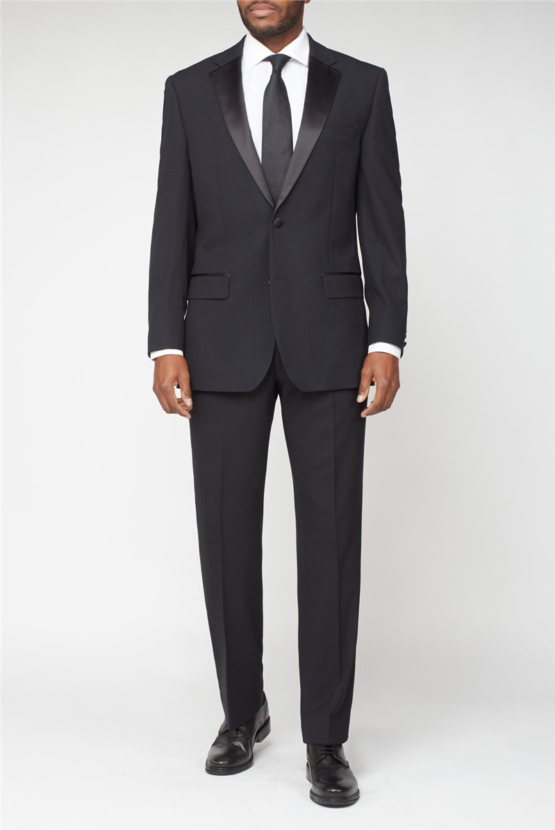 Black Twill Two Piece Dinner Suit