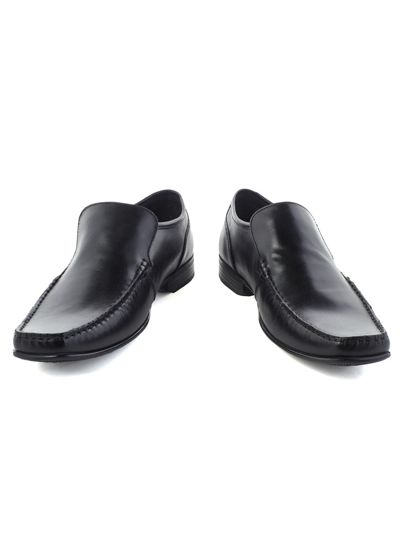  Morton Black Slip On Shoe