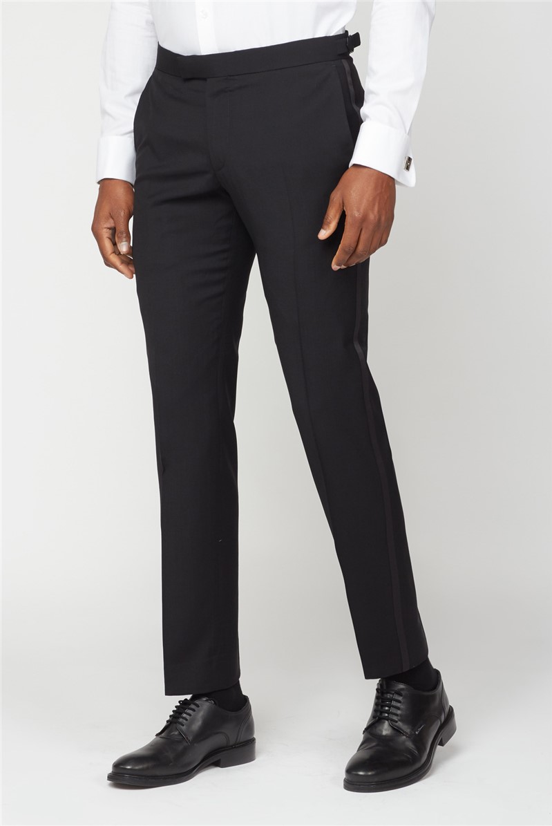 Alexandre of England Men's Black Dinner Trouser Suit Direct