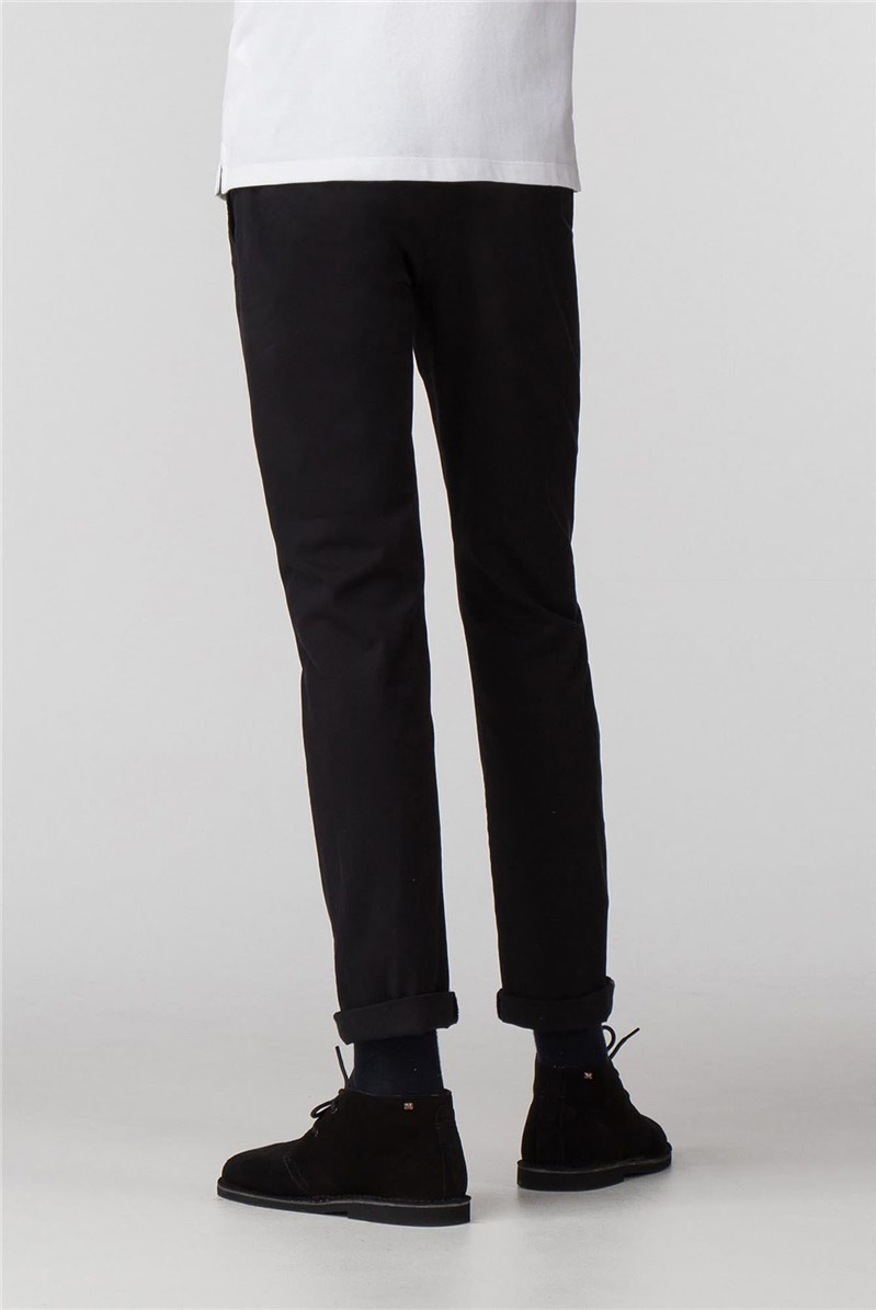  Black Slim Stretch Chino