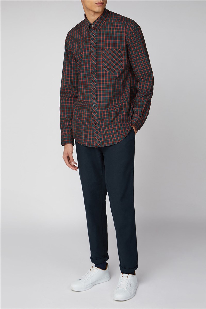  Long Sleeve House Check Shirt