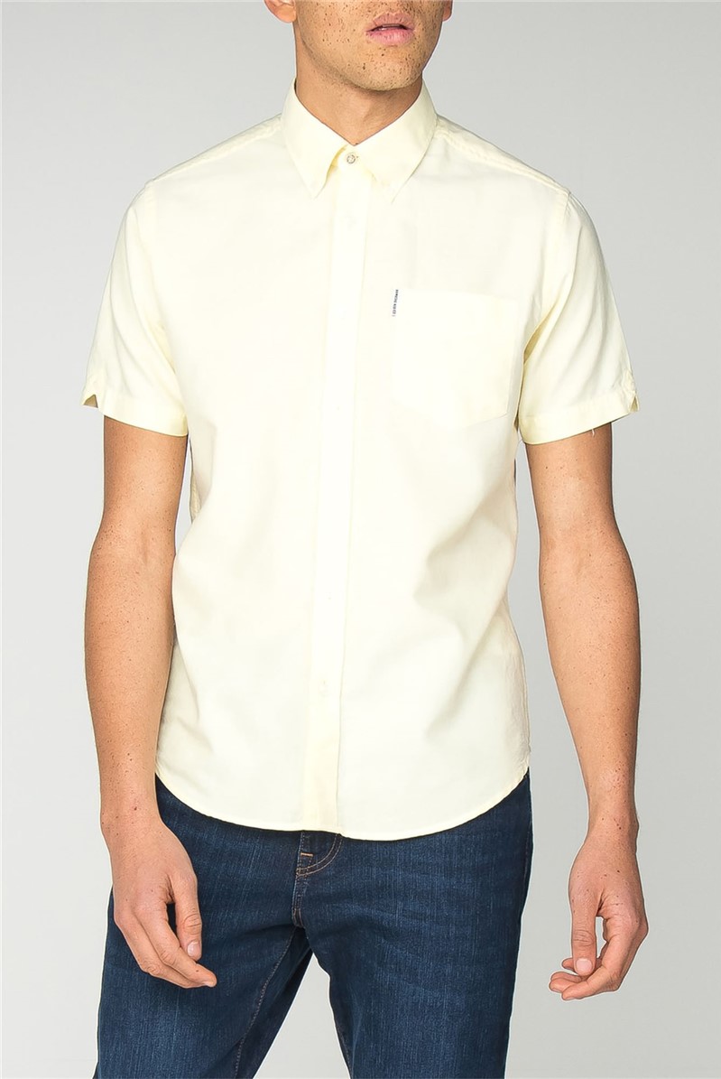 Ben Sherman Men's Classic Yellow Oxford Shirt Suit Direct