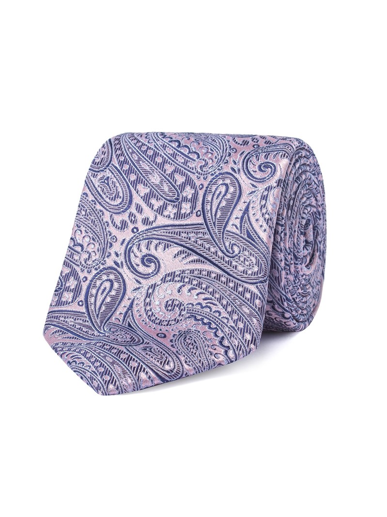 London Pink Paisley Tie