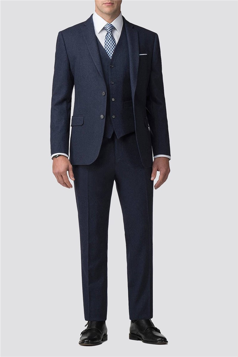 Blue Tailored Fit Suit Jacket