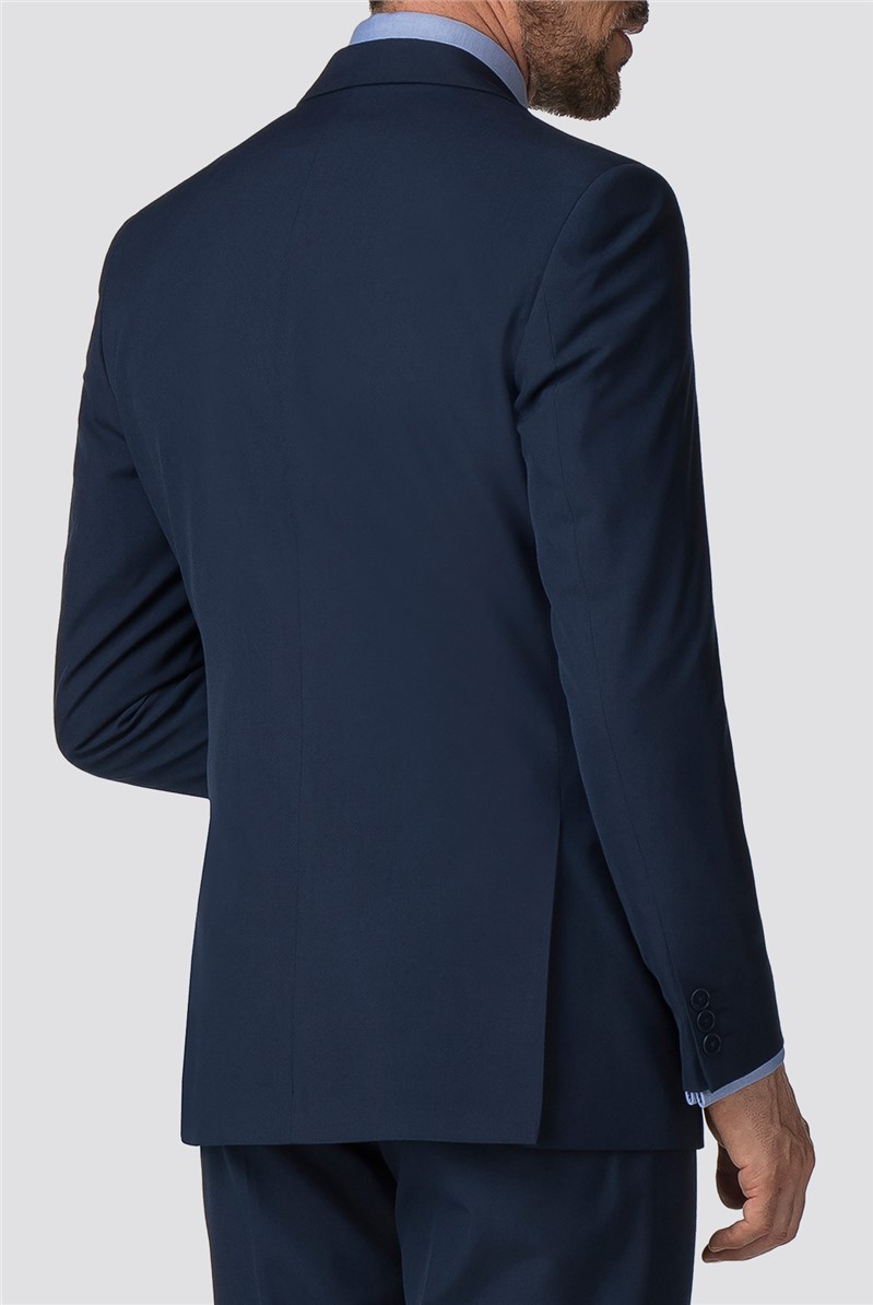 Branded Blue Regular Fit Suit Jacket