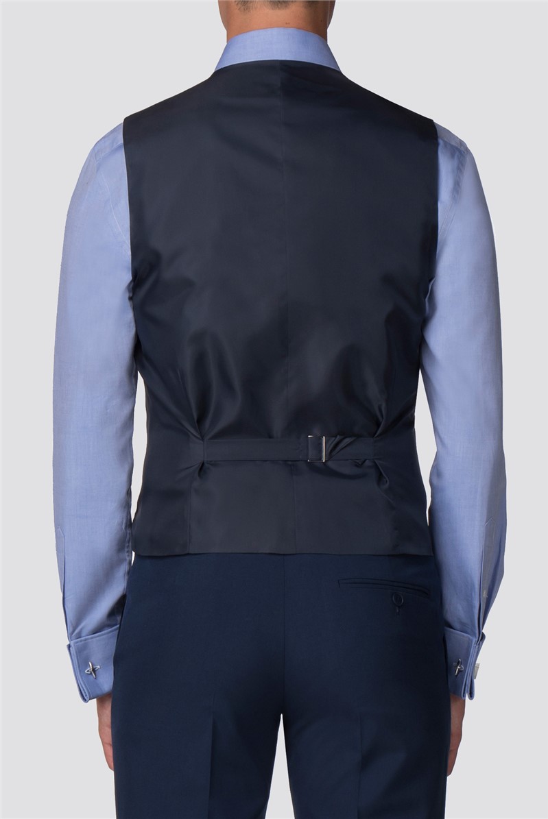  Blue Regular Fit Waistcoat