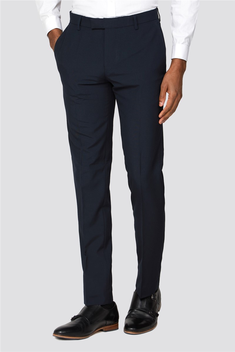  Slim Fit Navy Suit Trousers