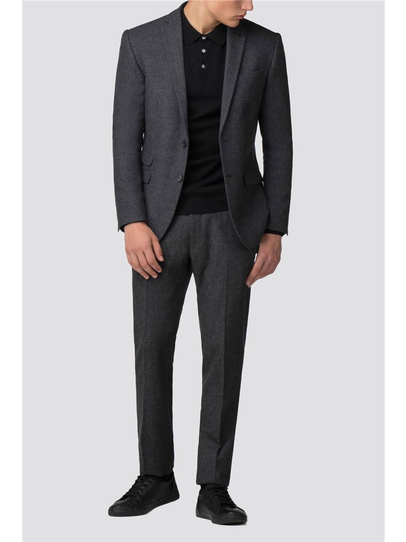 Branded | Men's Grey Tweed Slim Fit Suit | Suit Direct