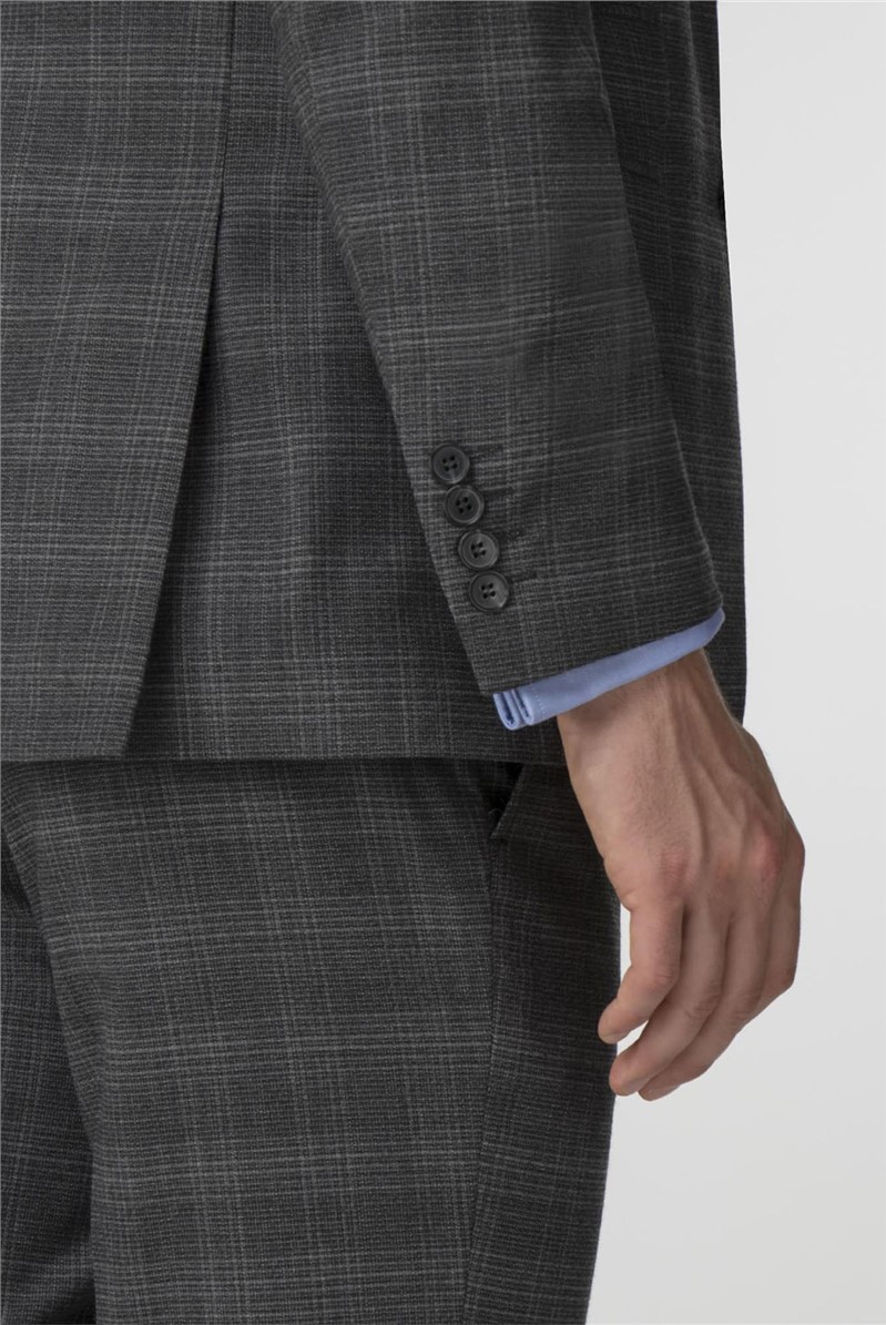 Racing Green | Grey Check Tailored Suit | Suit Direct