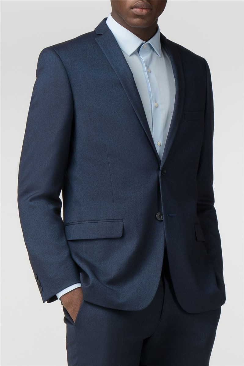 Limehaus Blue Birdseye Slim Fit Suit