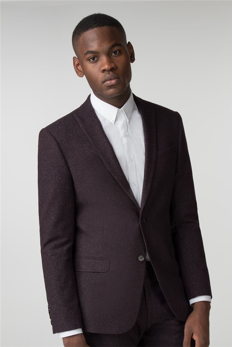 Limehaus Merlot Speckle Slim Fit Suit