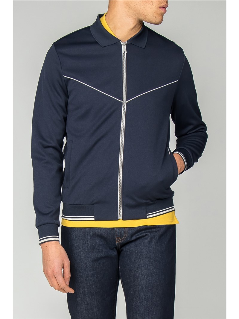  Navy Tricot Track Top