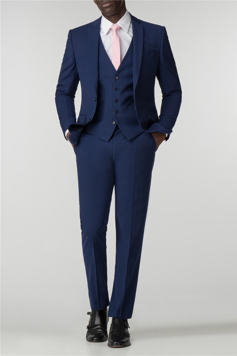  Occasions Blue Tailored Fit Jacket