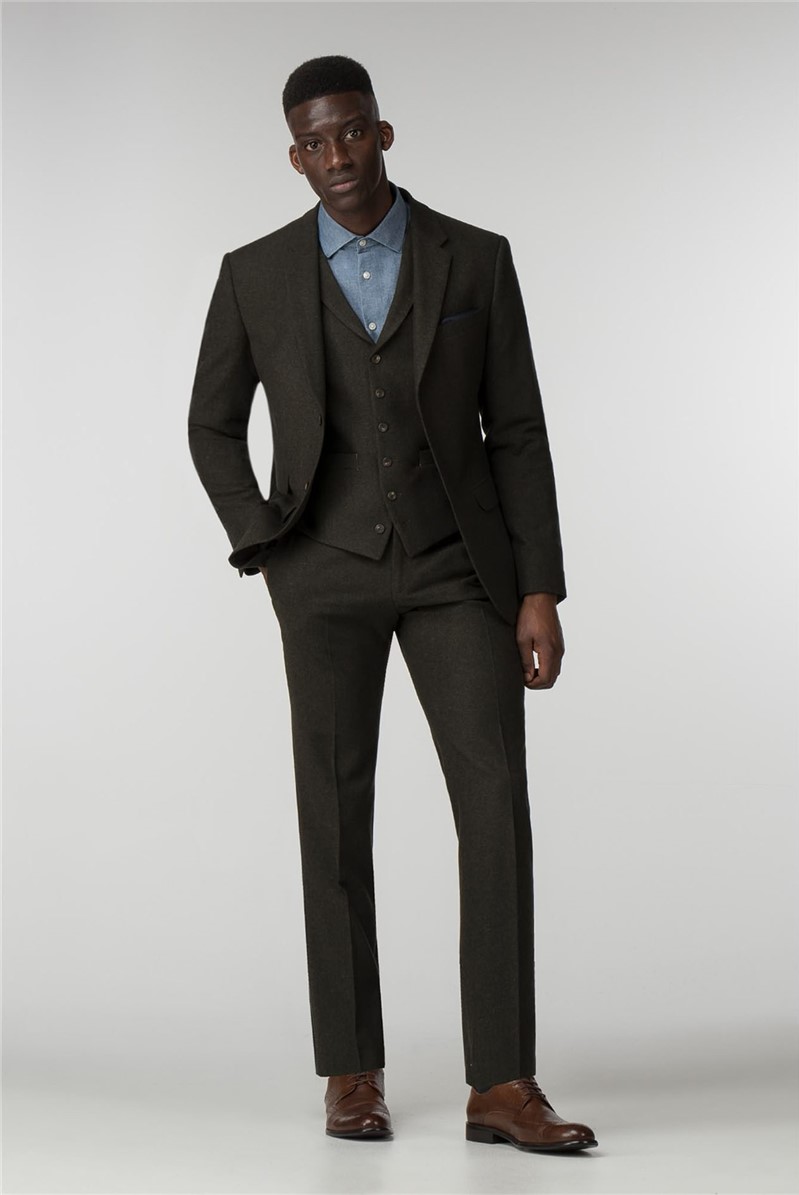 Racing Green | Olive Donegal Men's Suit | Suit Direct