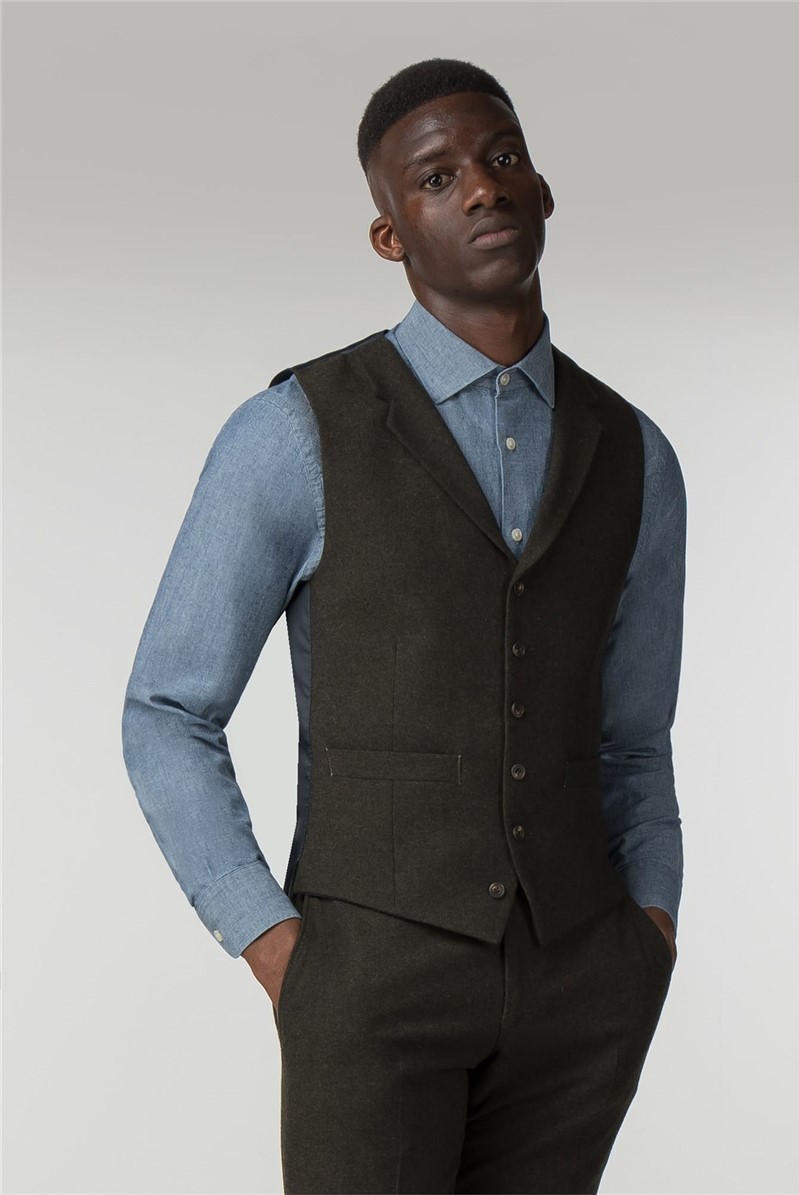  Green Donegal Waistcoat