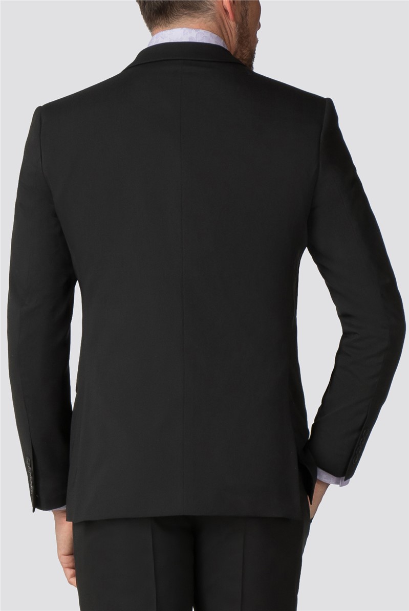 Stvdio Tailored Fit Black Performance Suit Jacket