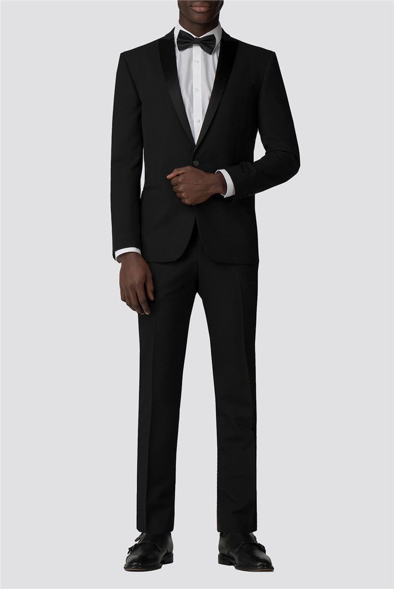 Branded | Black Slim Fit Tuxedo | SuitDirect.co.uk