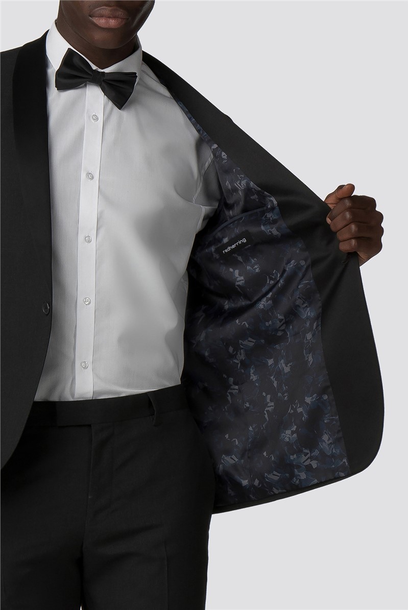 Branded Charcoal Slim Fit Tuxedo Jacket