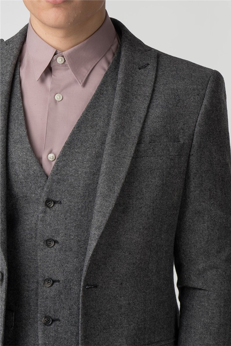  Grey Donegal Slim Fit Waistcoat