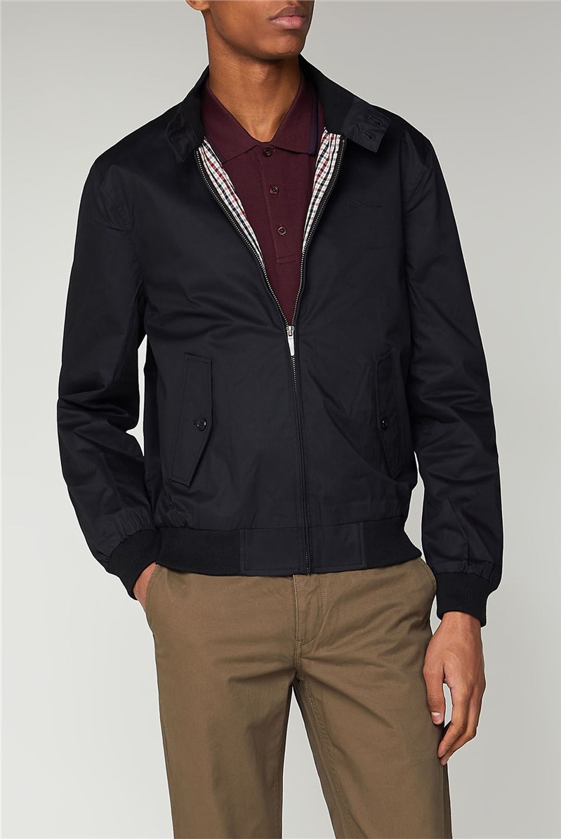 Mens cotton 2025 harrington jacket