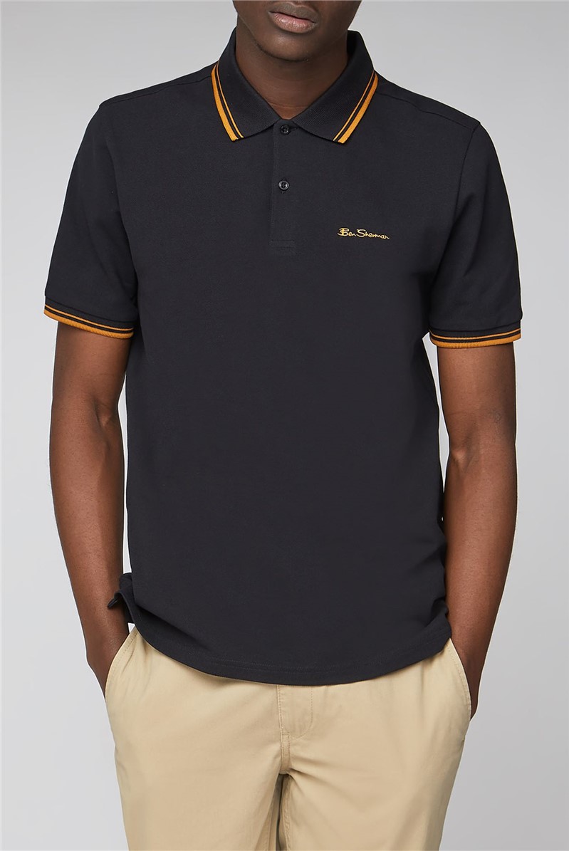  Black Romford Tipped Polo