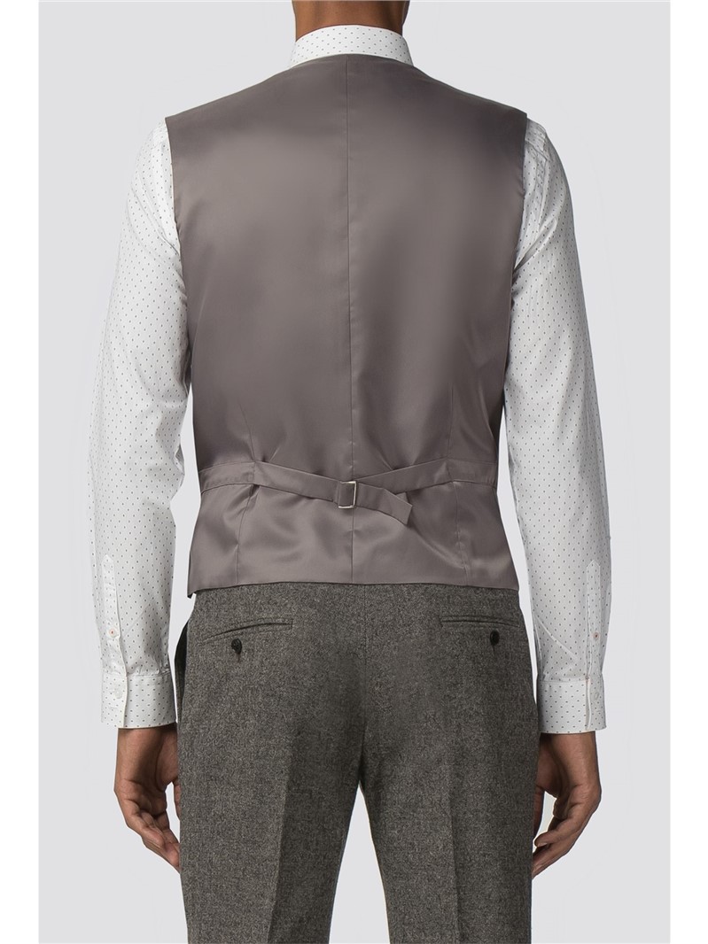 Ben Sherman Oatmeal Tweed Donegal Camden Suit Jacket